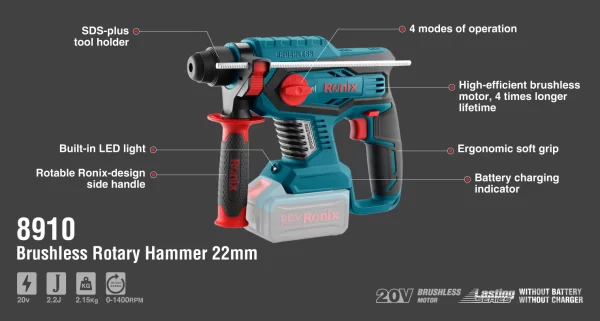 RONIX Батерискa хилта 20V - Image 3