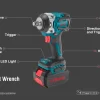 Ronix Батериски Одвртувач 20V со 2 батерии - Image 3